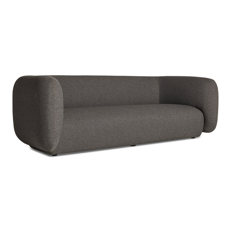 Bustle 101" Sofa in Kelso Charcoal - Angle 2