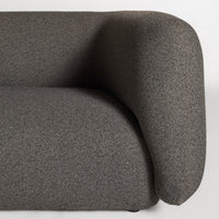 Bustle 101" Sofa in Kelso Charcoal - Angle 6