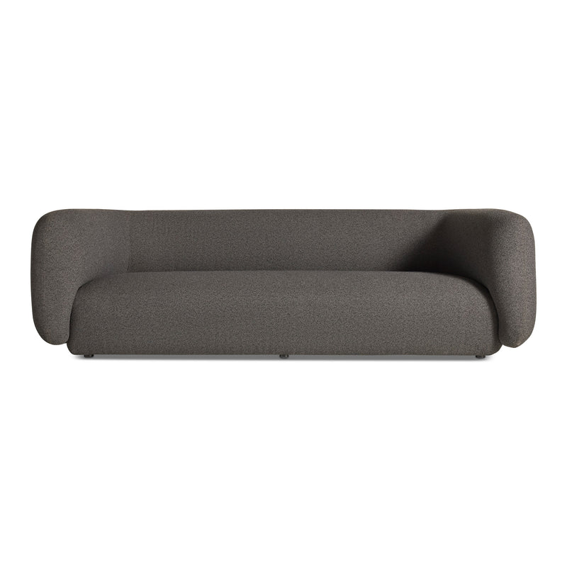 Bustle 101" Sofa in Kelso Charcoal - Angle 1