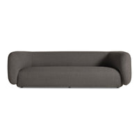 Bustle 101" Sofa in Kelso Charcoal - Angle 1