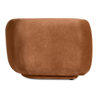 Bustle 101" Sofa in Copper Velvet - Angle 4