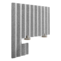 Basis Overhang Privacy Panel en Basis Light Grey - ángulo 3