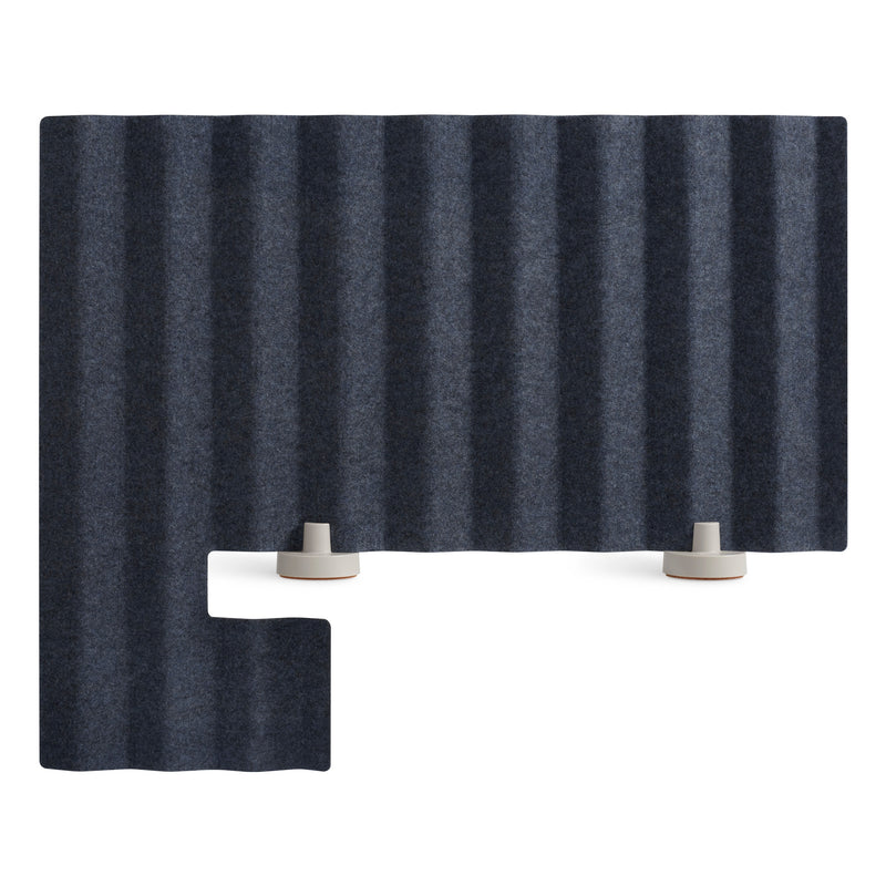 Basis 33" Overhang Privacy Panel in Basis Dark Navy