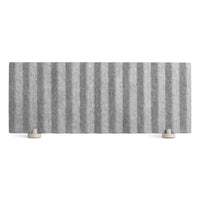Basis 46&quot; Privacy Panel in Basis Light Grey - Angle 1