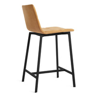 Between Us Stool in Camel Leather - Angle 5