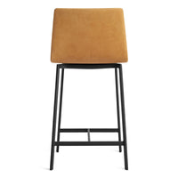 Between Us Stool in Camel Leather - Angle 6