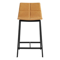 Between Us Stool in Camel Leather - Angle 1
