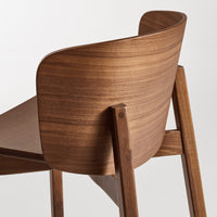 Buddy Stool in Walnut - Angle 7