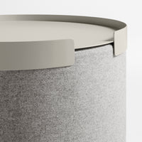 Bumper Large Ottoman Tray in Putty - Angle 4