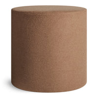 Bumper Small Ottoman in Vesper Tobacco - Angle 1