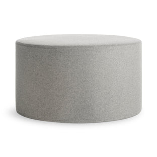 Bumper Large Ottoman in Vesper Light Grey - Angle 1
