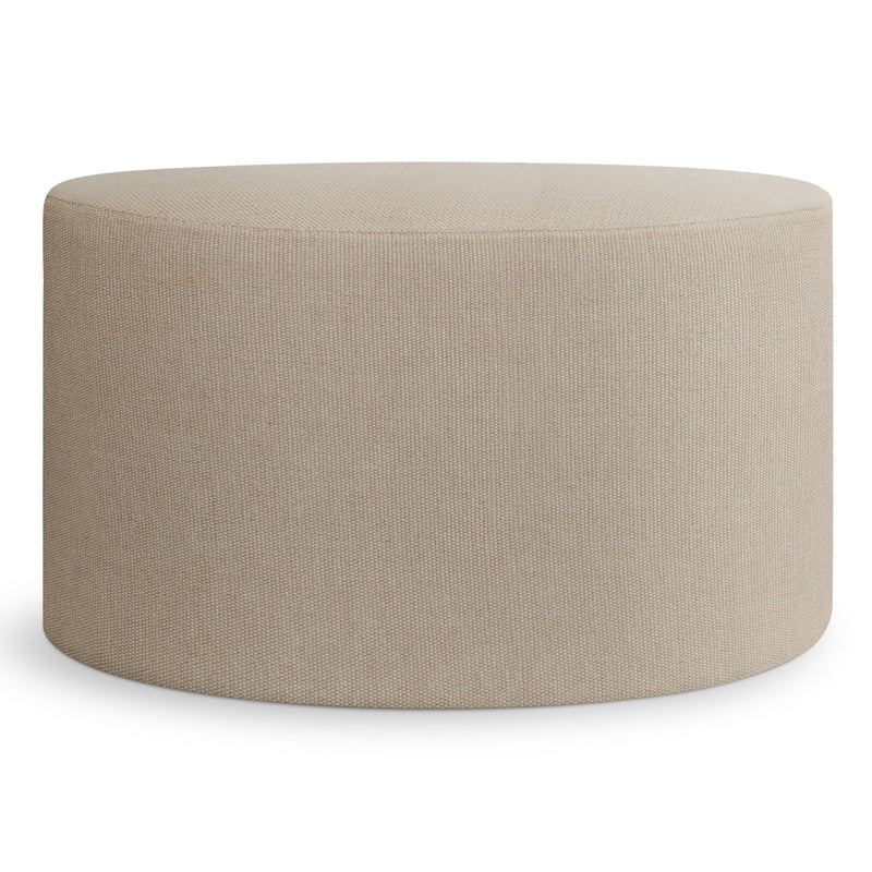 Bumper Large Outdoor Ottoman en Sunbrella Linen