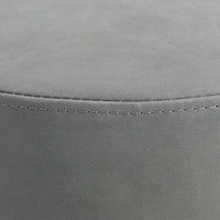 Bumper Large Ottoman in Breezy Blue Leather - Angle 2