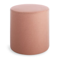 Bumper Small Ottoman in Vesper Blush - Angle 2