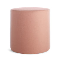 Bumper Small Ottoman in Vesper Blush - Angle 1