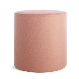 Bumper Small Ottoman in Vesper Blush - Angle 1