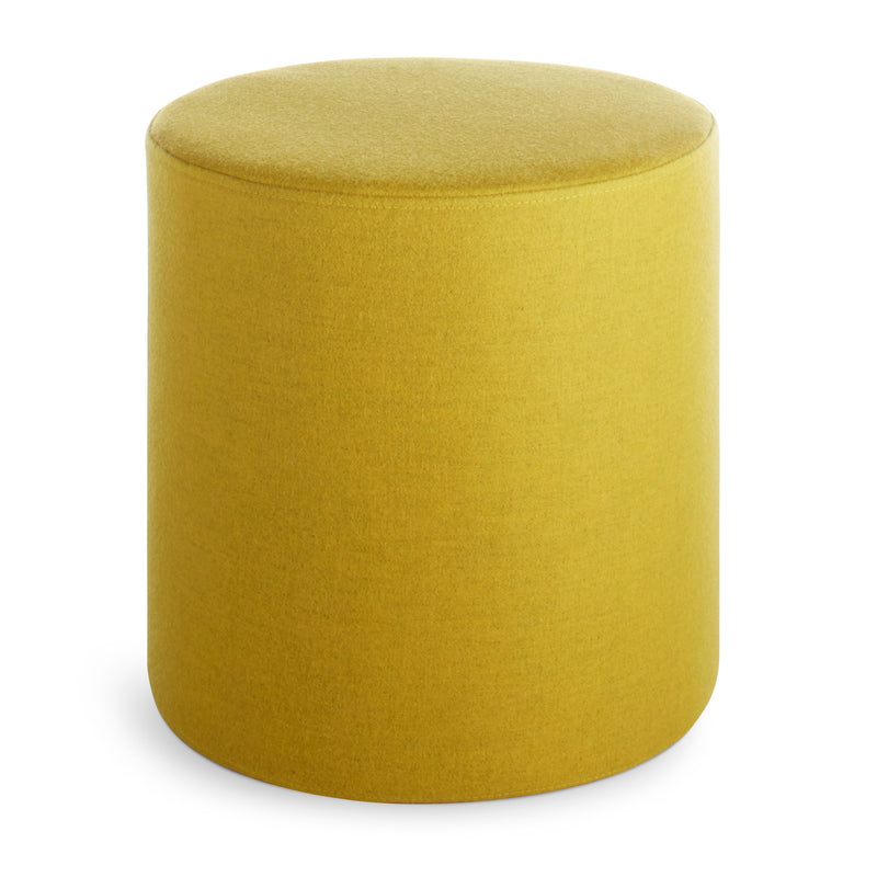 Bumper Small Ottoman in Vesper Citron - Angle 2