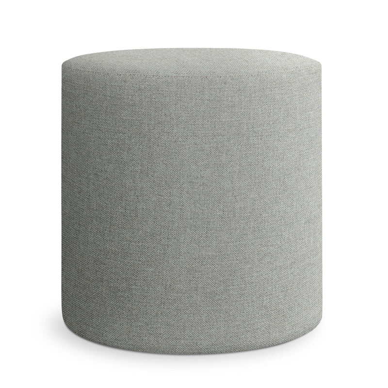 Bumper Small Outdoor Ottoman in Toohey Breezy Blue