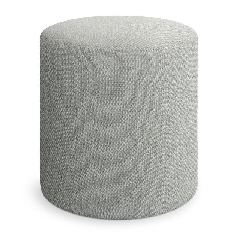 Bumper Small Outdoor Ottoman in Toohey Breezy Blue