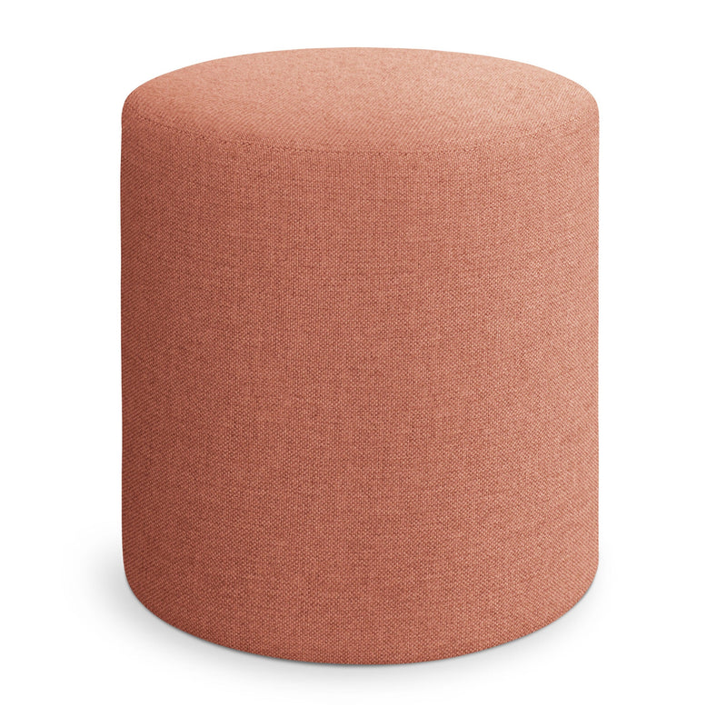 Bumper Small Outdoor Ottoman in Toohey Tomato