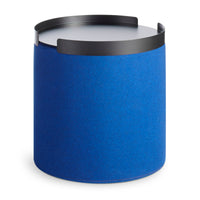 Bumper Small Ottoman Tray in Black - Angle 2