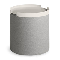 Bumper Small Ottoman Tray in Putty - Angle 2