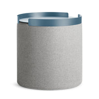 Bumper Small Ottoman Tray in Marine Blue - Angle 1