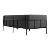 Cache Sofa in Sunbrella Coal - Angle 5