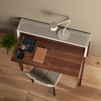 Square One Small Stacking Tray in Black-Stained Acacia - Angle 12