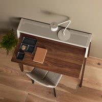 Square One Small Stacking Tray in Black-Stained Acacia - Angle 2