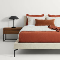 Cascade Duvet Set in Charcoal - Angle 2