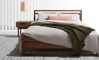 Woodrow Bed in Walnut - Angle 5