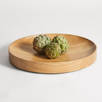 Cusp Large Bowl in White Oak - Angle 8