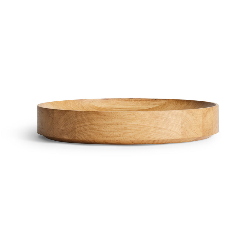 Cusp Medium Bowl in White Oak - Angle 1