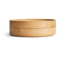 Cusp Medium Bowl in White Oak - Angle 4