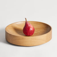 Cusp Small Bowl in White Oak - Angle 8