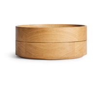Cusp Small Bowl in White Oak - Angle 4