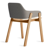 Clutch Chair in Pewter / White Oak - Angle 4