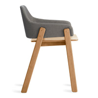Clutch Chair in Pewter / White Oak - Angle 3