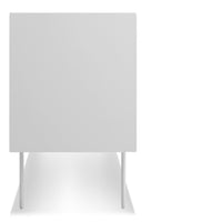 Clad 4 Drawer Dresser in Hickory / White - Angle 5