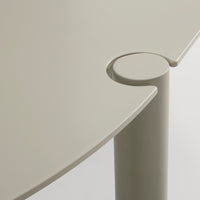 Comeuppance Dining Table in Putty - Angle 9
