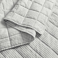 Canfield Stripe Quilt Set in Navy Stripe - Angle 8