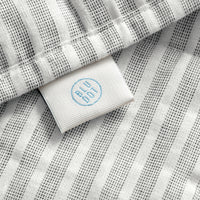 Canfield Stripe Quilt Set in Navy Stripe - Angle 11