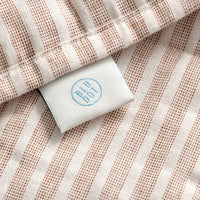 Canfield Stripe Quilt Set in Tomato Stripe - Angle 11