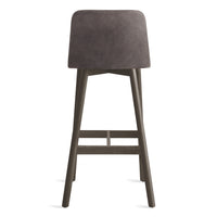 Chip Stool in Slate Leather - Angle 5