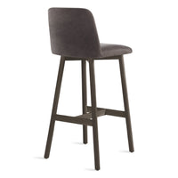 Chip Stool in Slate Leather - Angle 4