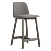 Chip Stool in Pewter - Angle 2
