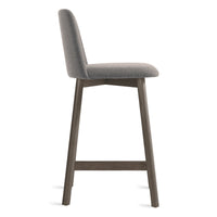 Chip Stool in Pewter - Angle 3