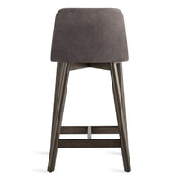 Chip Stool in Slate Leather - Angle 5