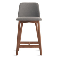 Chip Stool in Pewter - Angle 1